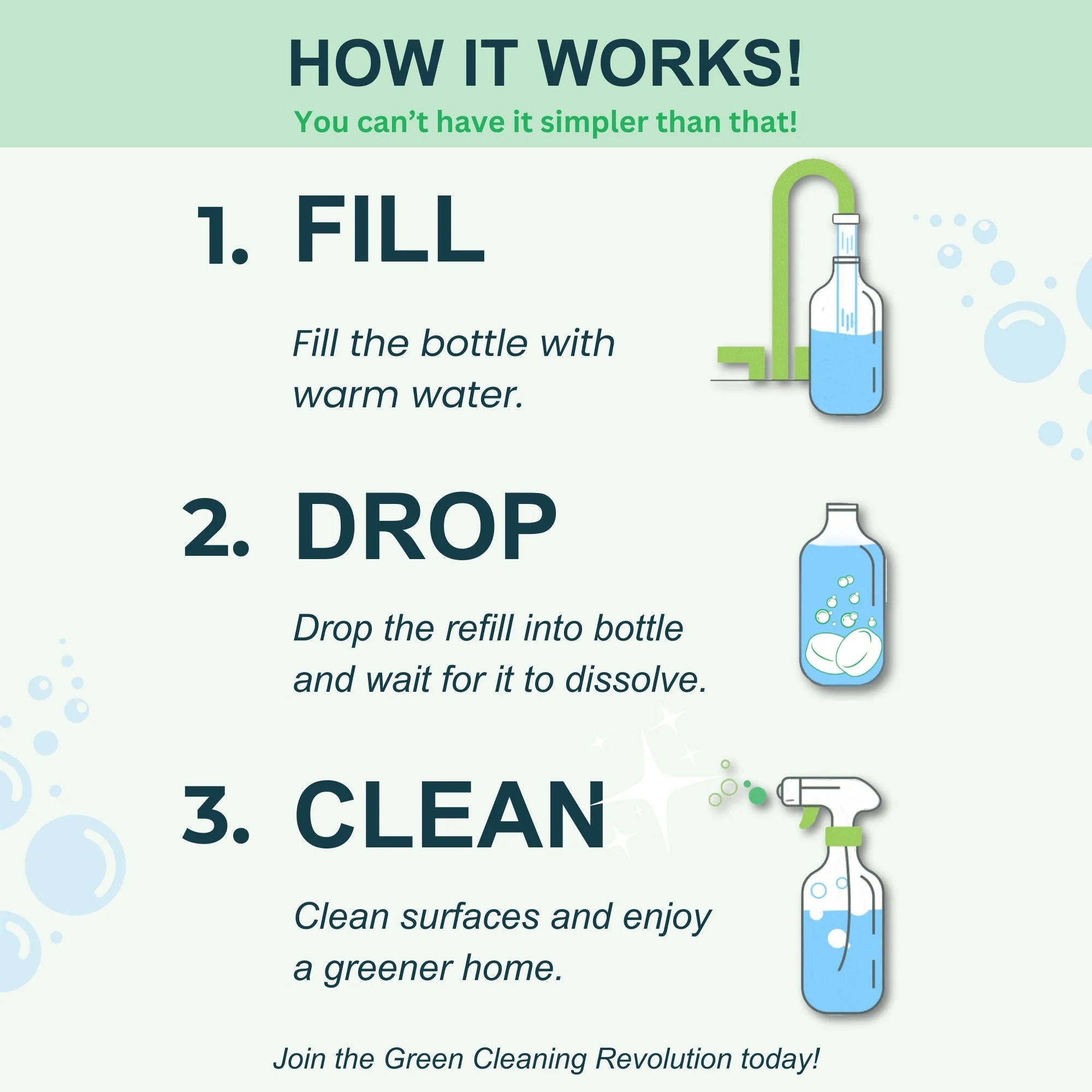 All-Purpose Spray Glass Bottle Cleaning Kit with Lemongrass Essential Oil - Image 4