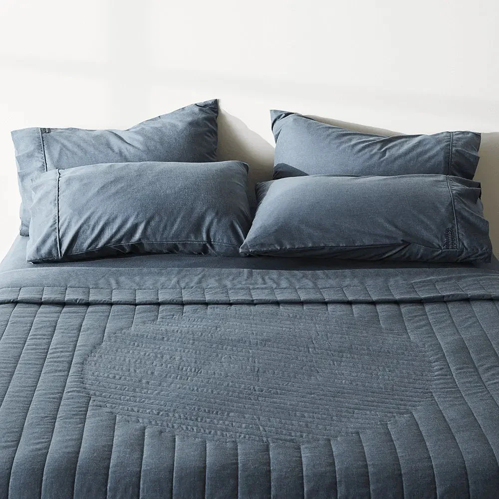 CleanBamboo Hemp™ Linen+ Quilted Coverlet - Image 8