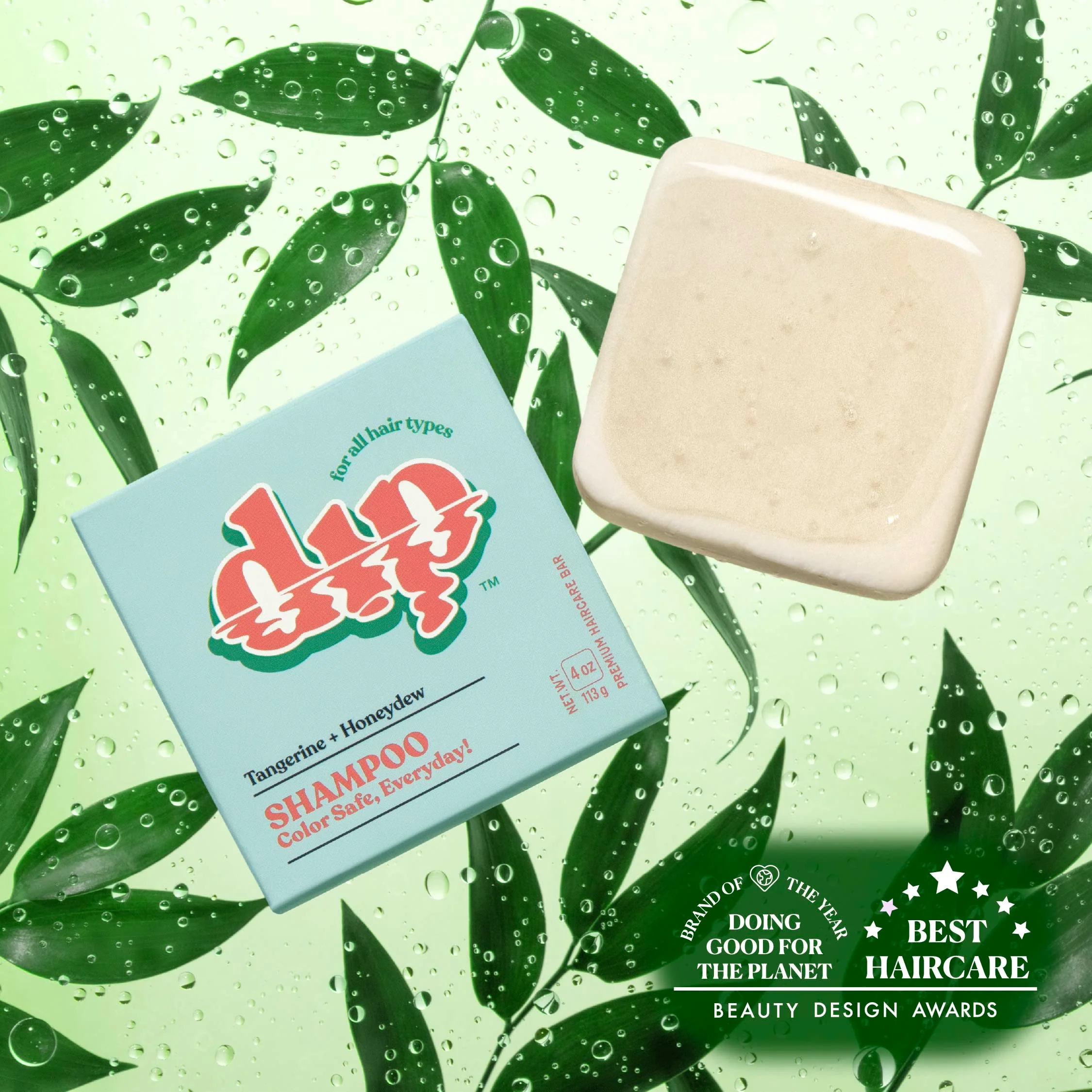 Color Safe Shampoo Bar for Every Day - Tangerine & Honeydew - Image 2
