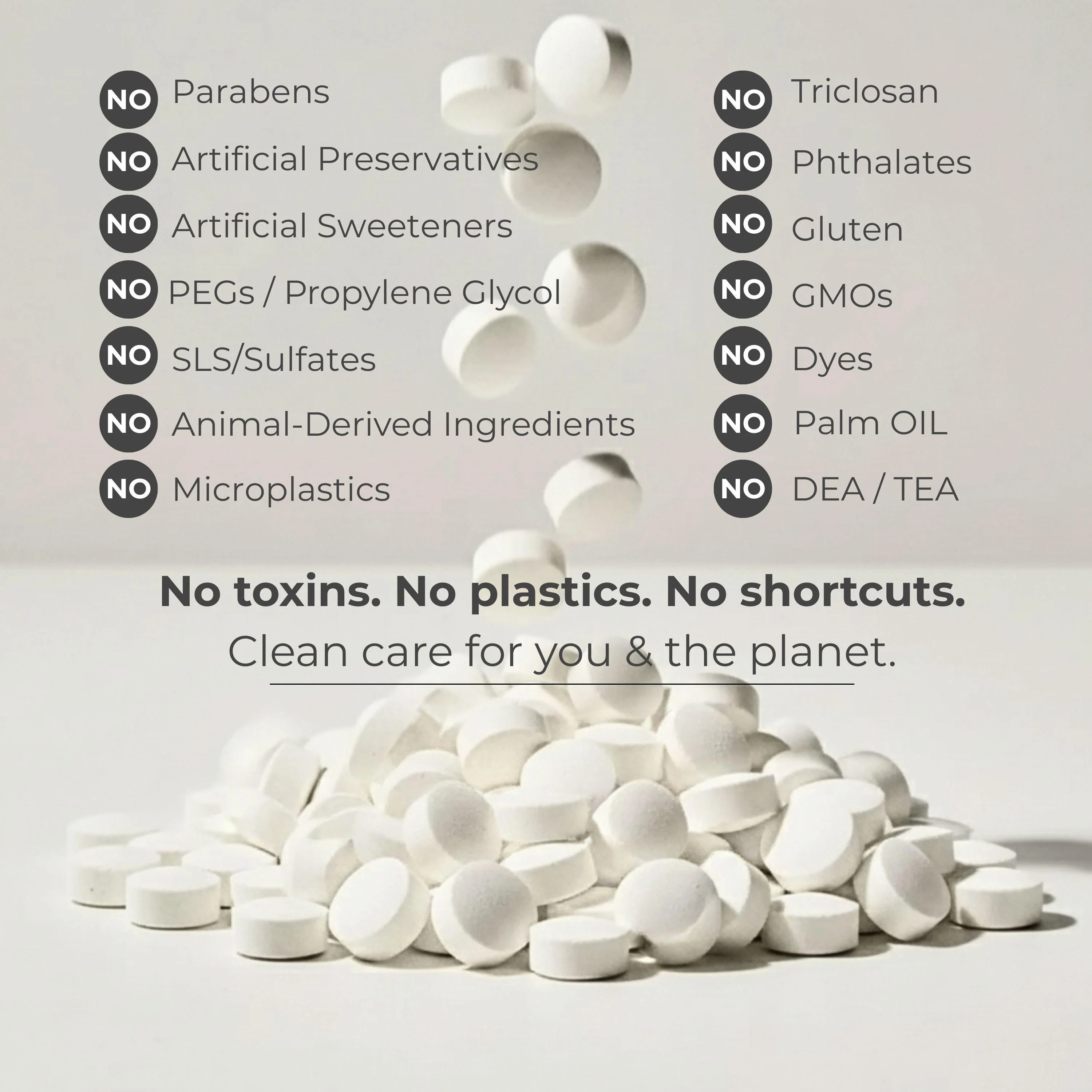 Fluoride-Free Cool Mint Toothpaste Tablets — 1 Month - Image 5