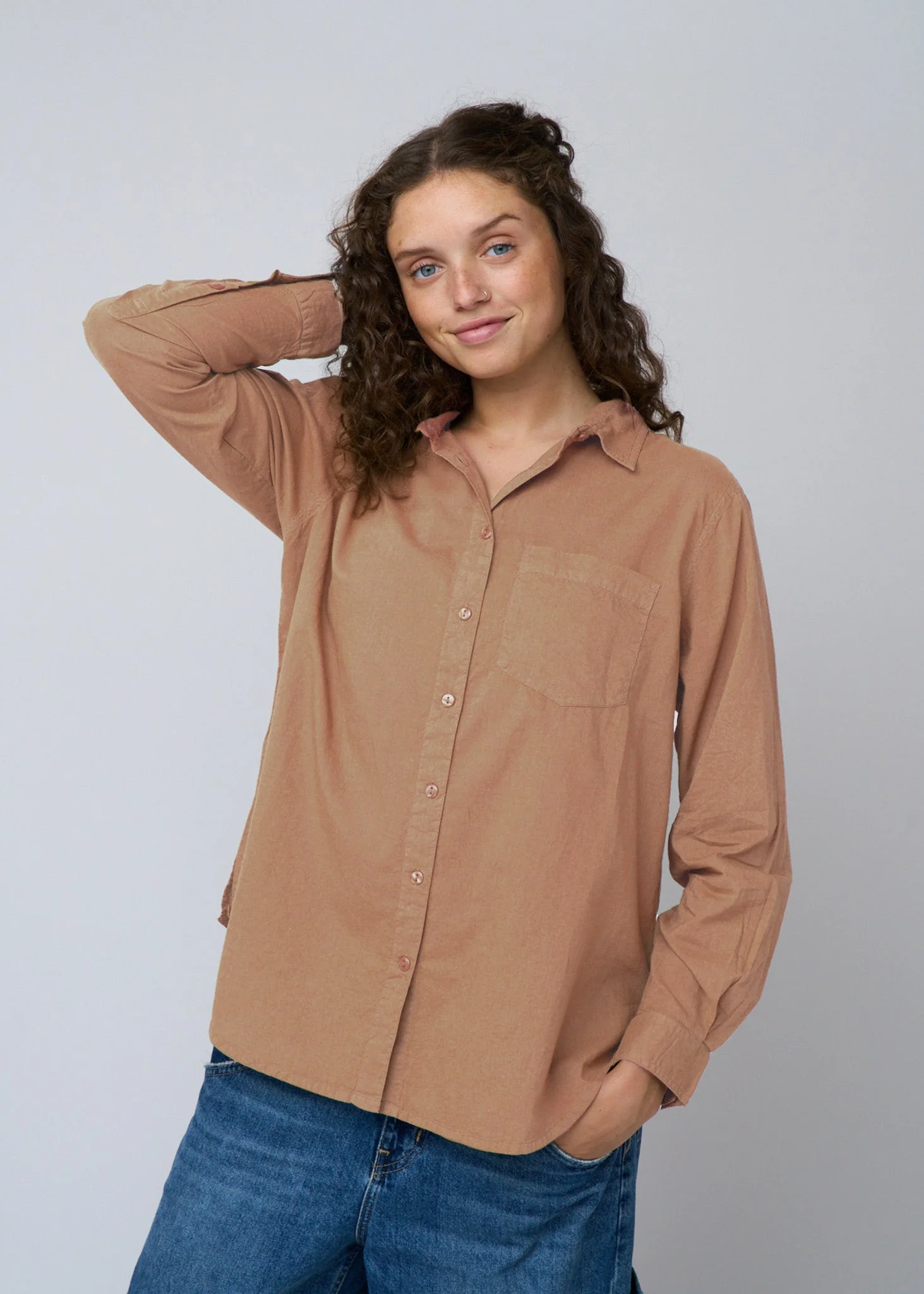 Good Boyfriend Shirt - Mocha