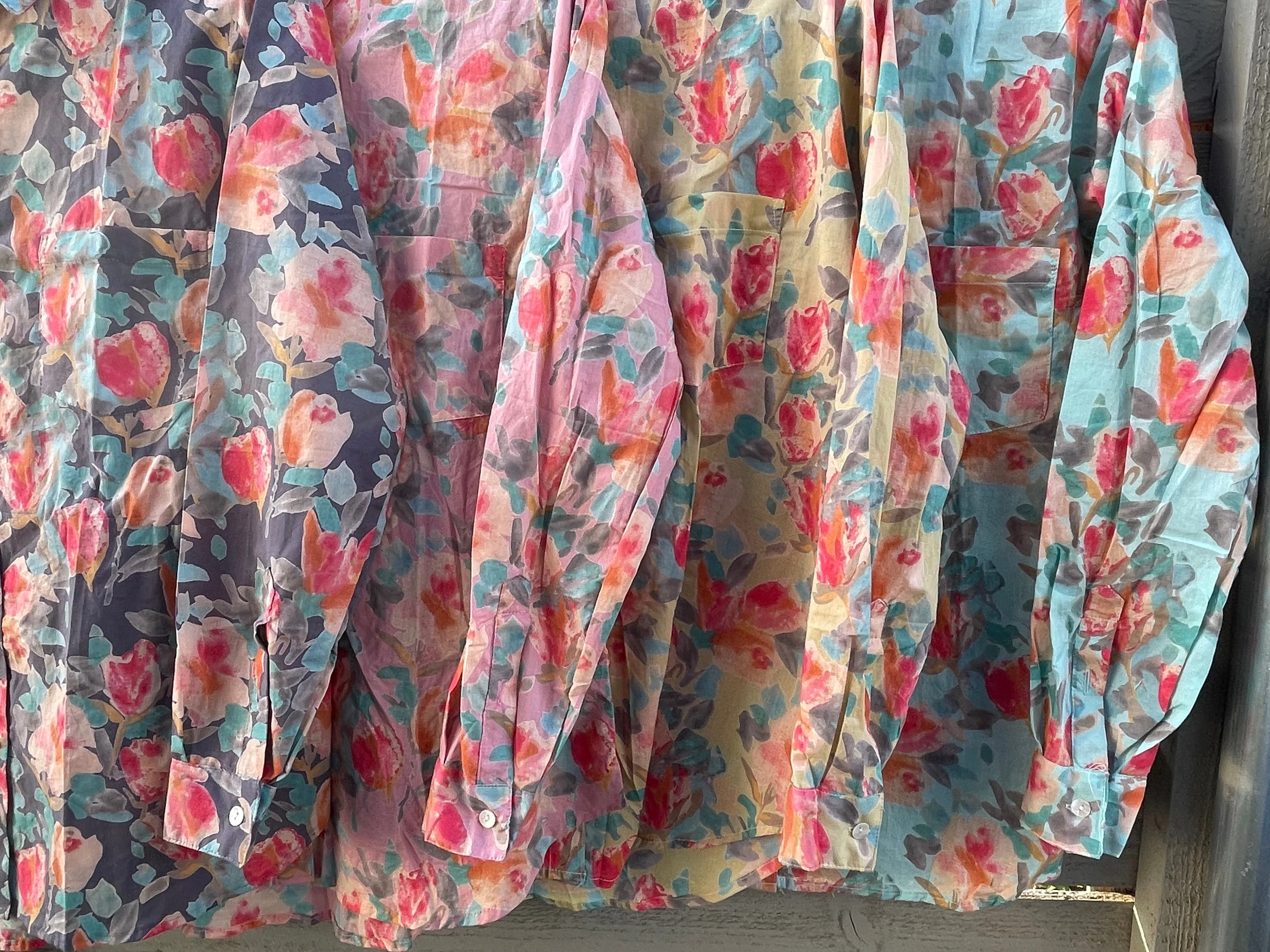 Good Boyfriend Shirt - Watercolor Floral Glacier Blue - Image 7