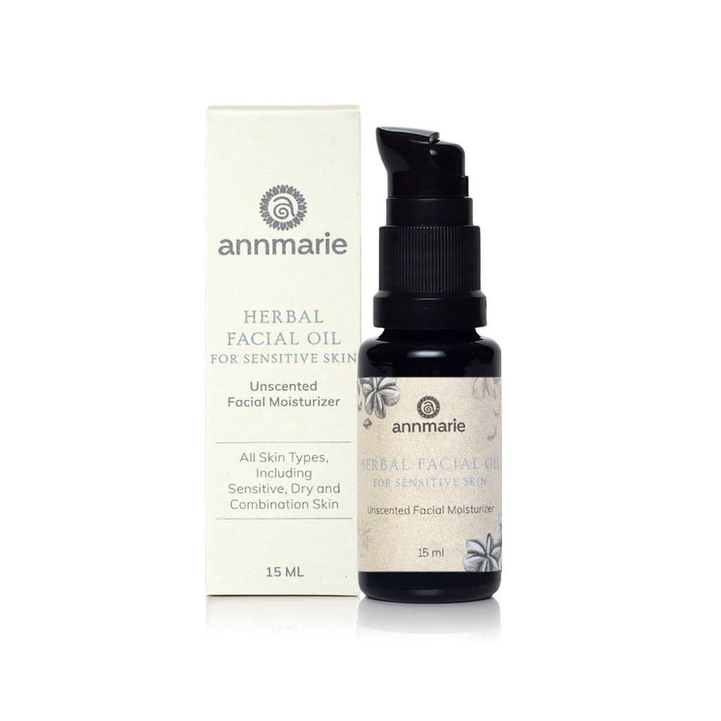 Herbal Facial Oil for Sensitive Skin (15ml) - Image 3
