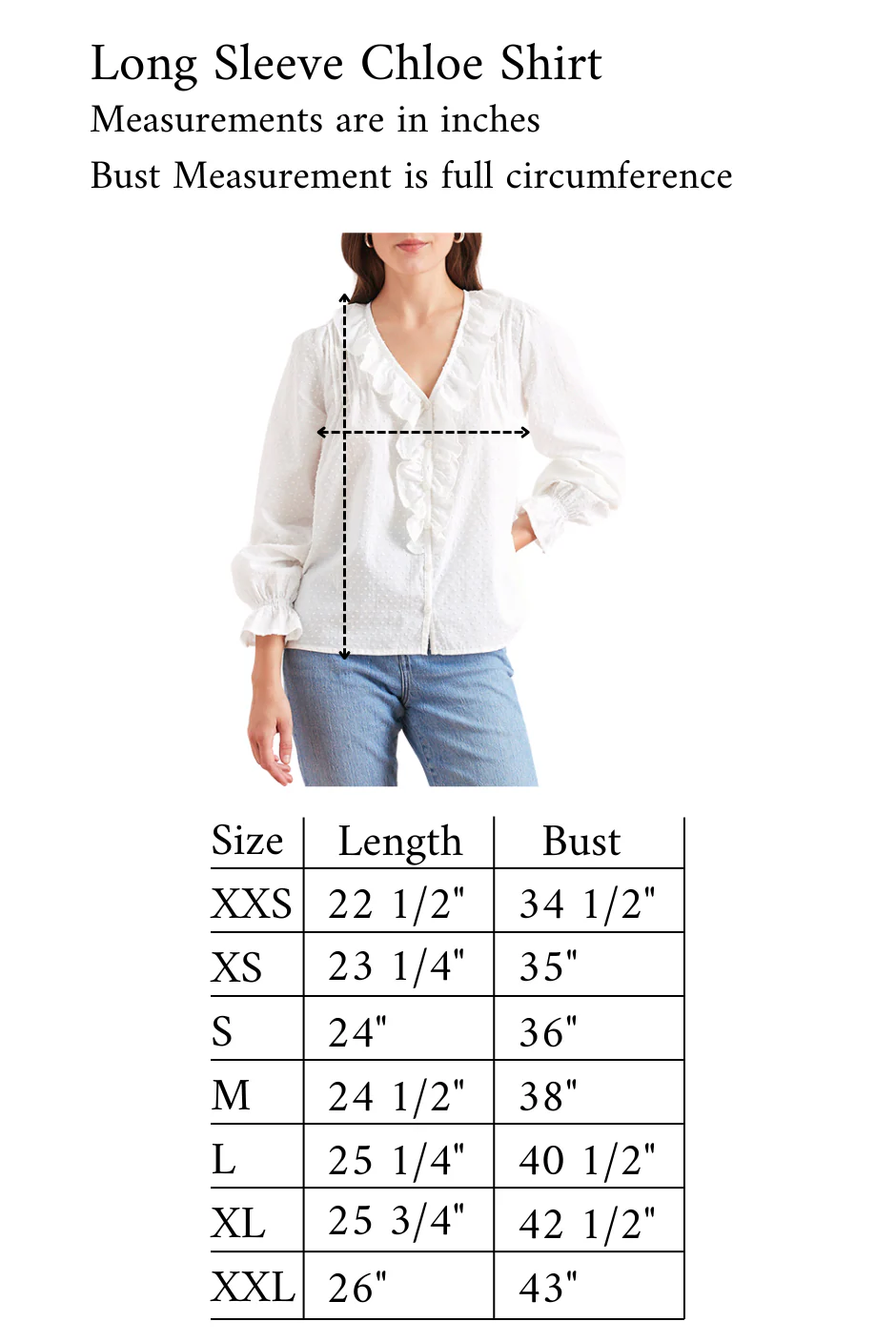 Long Sleeve Chloe Shirt in Off White - Image 7