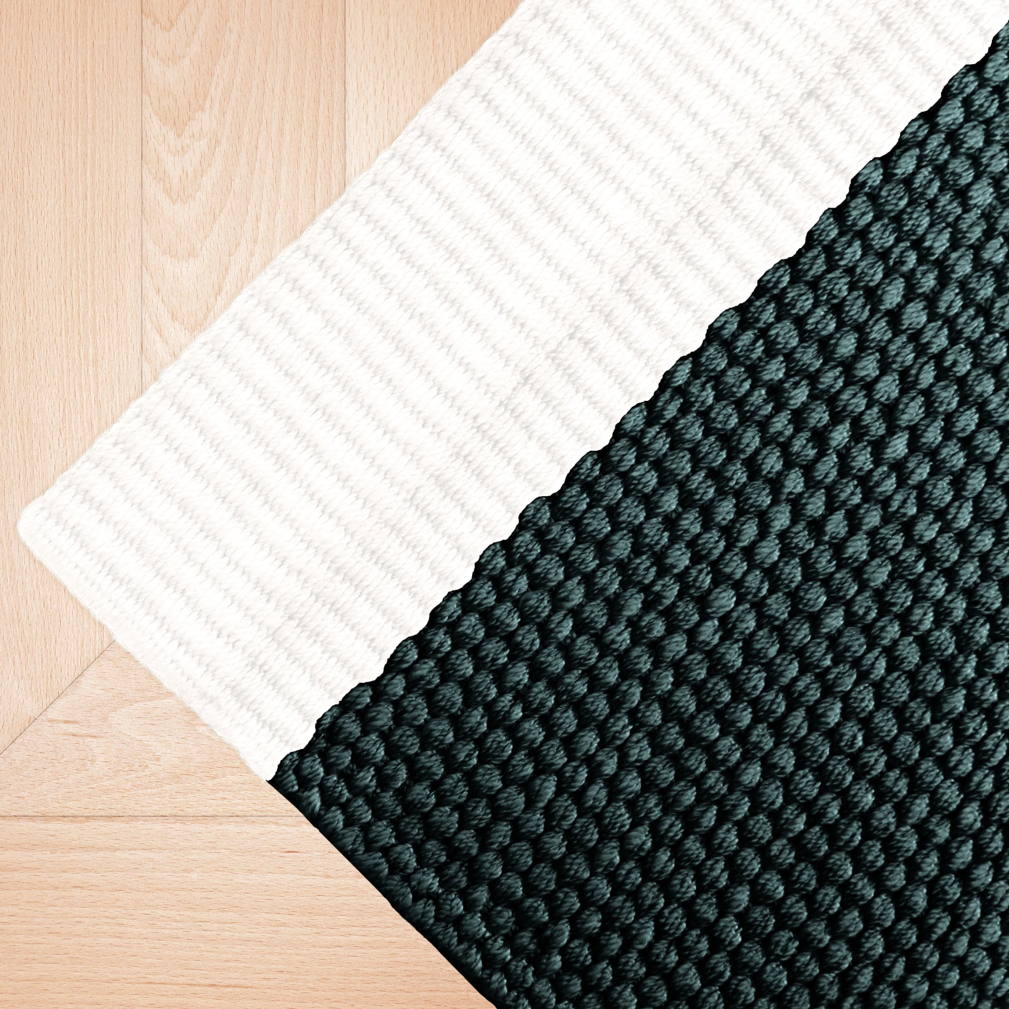 Luxe CleanBamboo® PLNTwool™ 2-Tone Rug - Image 5