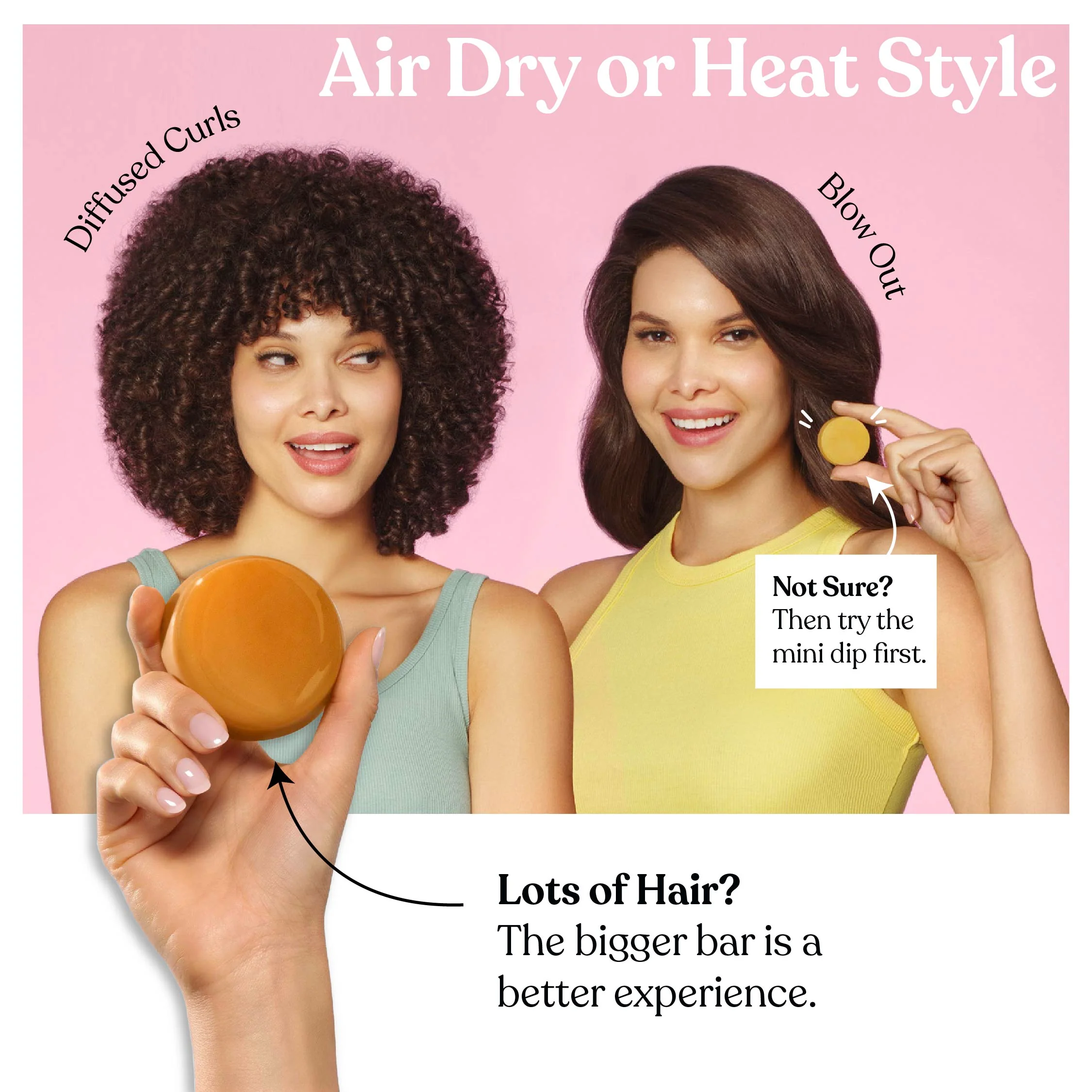 Mini Dip Sun Shield: Conditioner Bar & After Swim Detangler Fragrance Free - Image 7