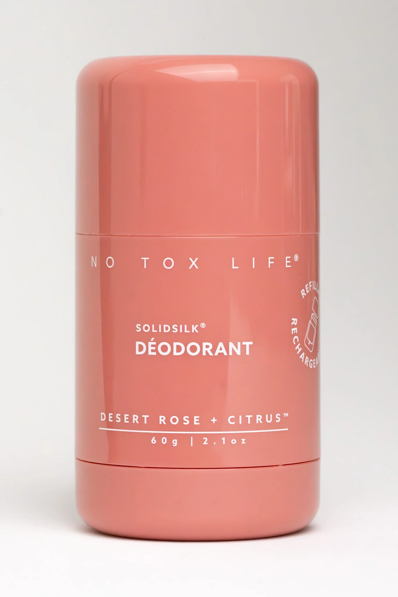 SOLIDSILK® Refillable Deodorant (Desert Rose + Citrus) - Extra Strength - No Tox Life® - Image 3