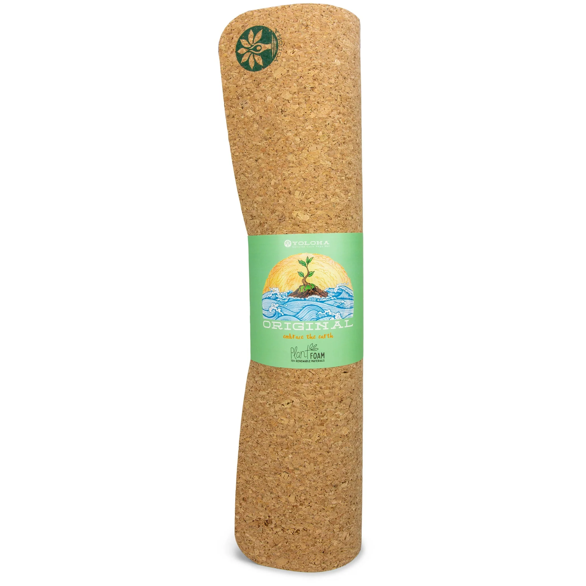 Tiger Lotus Original Cork Yoga Mat - Image 3